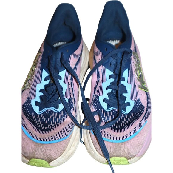 HOKA Women’s Skyflow Running Shoes Pink Twilight / Midnight Athleisure - Picture 1 of 6